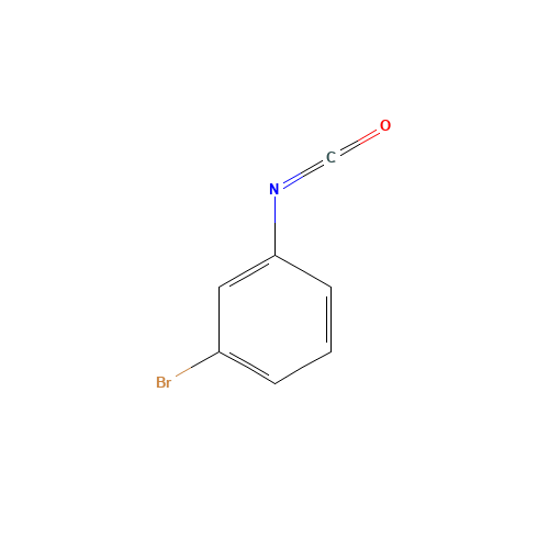 3-Bromophenyl isocyanate (CAS: 23138-55-8) - Chemical Structure and Molecular Formula 