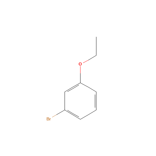 3-BROMOPHENETOLE (CAS: 2655-84-7) - Chemical Structure and Molecular Formula 