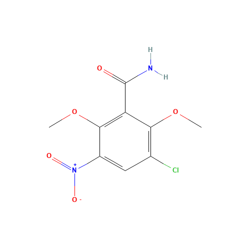 3-CHLORO-2,6-DIMETHOXY-5-NITROBENZAMIDE (CAS: 175135-58-7) - Related Chemical Product