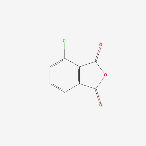 3-CHLOROPHTHALIC ANHYDRIDE (CAS: 117-21-5) - Chemical Structure and Molecular Formula 