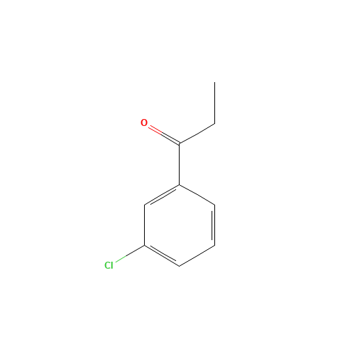 3'-Chloropropiophenone (CAS: 34841-35-5) - Chemical Structure and Molecular Formula 