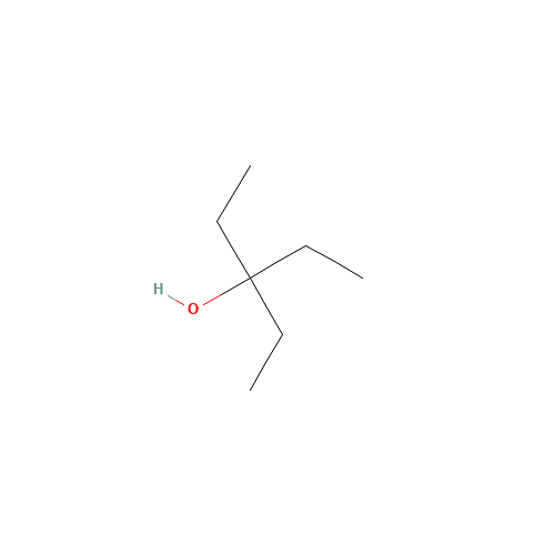 3-Ethyl-3-pentanol (CAS: 597-49-9) - Chemical Structure and Molecular Formula 