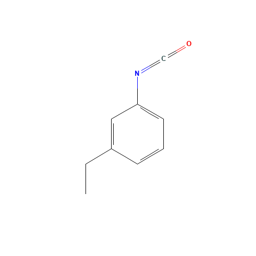 3-ETHYLPHENYL ISOCYANATE (CAS: 23138-58-1) - Chemical Structure and Molecular Formula 