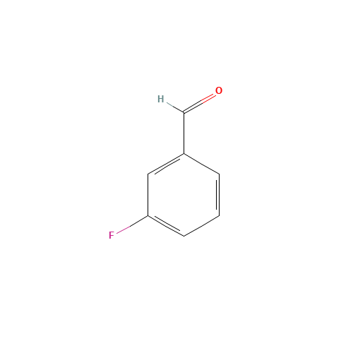3-Fluorobenzaldehyde (CAS: 456-48-4) - Chemical Structure and Molecular Formula 