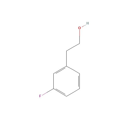 3-Fluorophenethyl alcohol (CAS: 52059-53-7) - Chemical Structure and Molecular Formula 