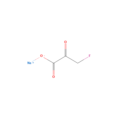 BETA-FLUOROPYRUVIC ACID SODIUM SALT (CAS: 2923-22-0) - Chemical Structure and Molecular Formula 