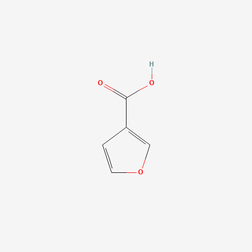3-Furoic acid (CAS: 488-93-7) - Chemical Structure and Molecular Formula 