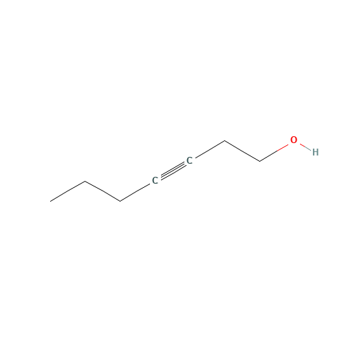 3-HEPTYN-1-OL (CAS: 14916-79-1) - Chemical Structure and Molecular Formula 