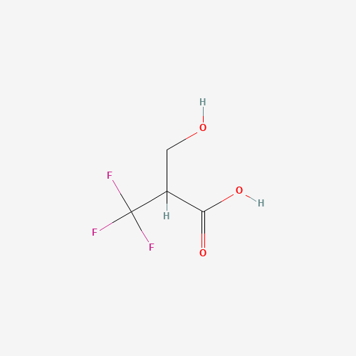 3-HYDROXY-2-TRIFLUOROMETHYLPROPIONIC ACID chemical structure 3-HYDROXY-2-TRIFLUOROMETHYLPROPIONIC ACID (CAS: 382-43-4) - Chemical Structure and Molecular Formula