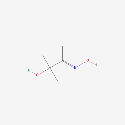3-HYDROXY-3-METHYL-2-BUTANONE OXIME (CAS: 7431-25-6) - Chemical Structure and Molecular Formula 