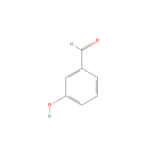 3-Hydroxybenzaldehyde (CAS: 100-83-4) - Chemical Structure and Molecular Formula 