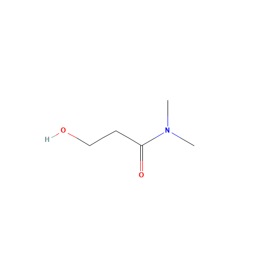 3-HYDROXY-N,N-DIMETHYL-PROPANAMIDE (CAS: 29164-29-2) - Chemical Structure and Molecular Formula 