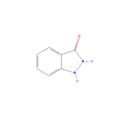 3-Indazolinone (CAS: 7364-25-2) - Chemical Structure and Molecular Formula 