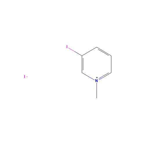 3-Iodo-1-methylpyridiniumiodide (CAS: 36913-38-9) - Chemical Structure and Molecular Formula 