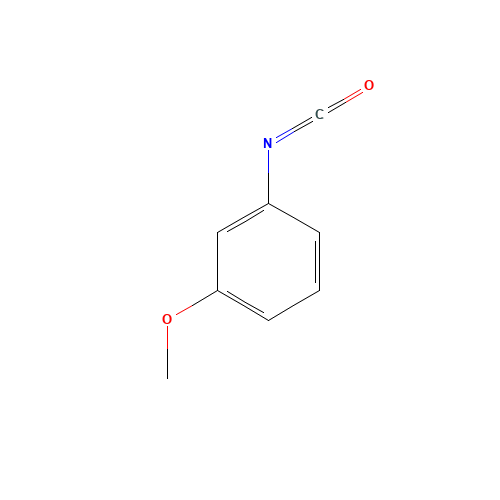 3-METHOXYPHENYL ISOCYANATE (CAS: 18908-07-1) - Chemical Structure and Molecular Formula 