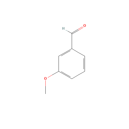 3-Methoxybenzaldehyde (CAS: 591-31-1) - Chemical Structure and Molecular Formula 
