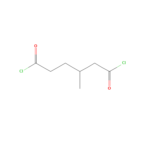 3-METHYLADIPOYL CHLORIDE (CAS: 44987-62-4) - Chemical Structure and Molecular Formula 