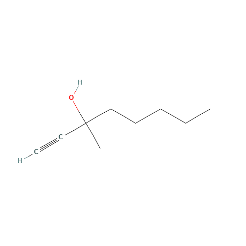 3-METHYL-1-OCTYN-3-OL (CAS: 23580-51-0) - Chemical Structure and Molecular Formula 