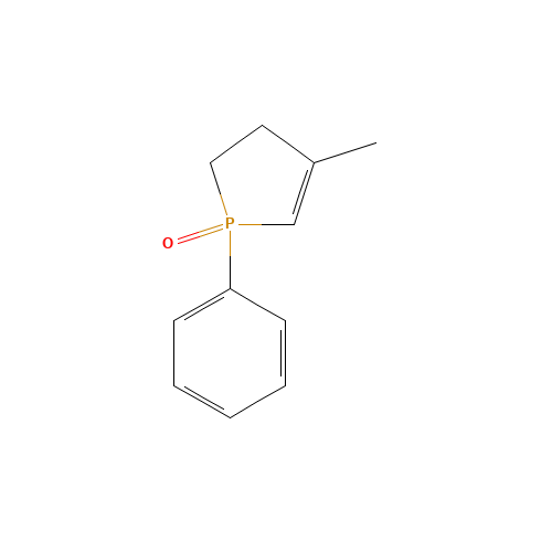 3-METHYL-1-PHENYL-2-PHOSPHOLENE 1-OXIDE (CAS: 707-61-9) - Chemical Structure and Molecular Formula 