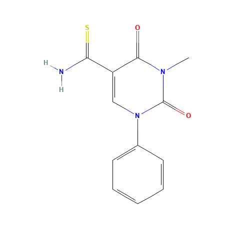 3-METHYL-2,4-DIOXO-1-PHENYL-1,2,3,4-TETRAHYDROPYRIMIDINE-5-CARBOTHIOAMIDE (CAS: 125187-18-0) - Related Chemical Product