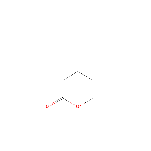 tetrahydro-4-methyl-2H-pyran-2-one (CAS: 1121-84-2) - Chemical Structure and Molecular Formula 