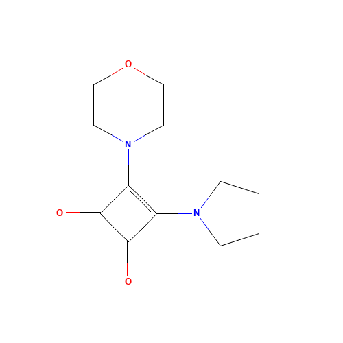 3-MORPHOLINO-4-TETRAHYDRO-1H-PYRROL-1-YLCYCLOBUT-3-ENE-1,2-DIONE (CAS: 282093-48-5) - Related Chemical Product