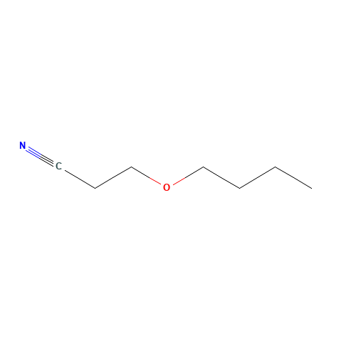 3-Butoxypropionitrile (CAS: 6959-71-3) - Chemical Structure and Molecular Formula 