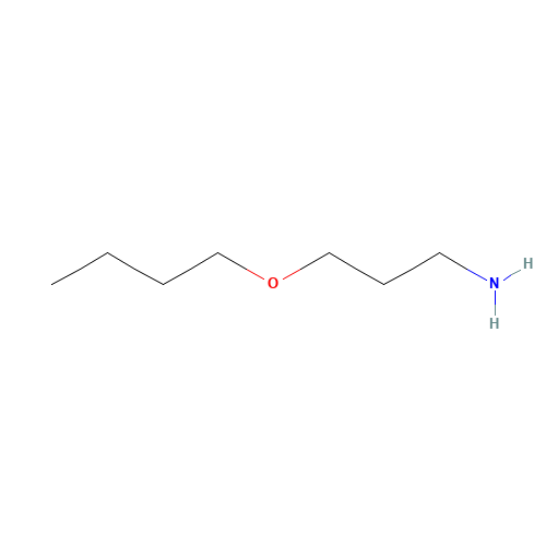 3-Butoxypropanamine (CAS: 16499-88-0) - Chemical Structure and Molecular Formula 
