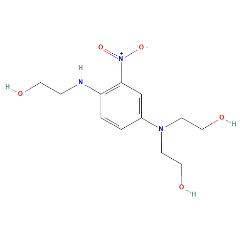 2,2'-((4-((2-Hydroxyethyl)amino)-3-nitrophenyl)imino)bisethanol (CAS: 33229-34-4) - Related Chemical Product