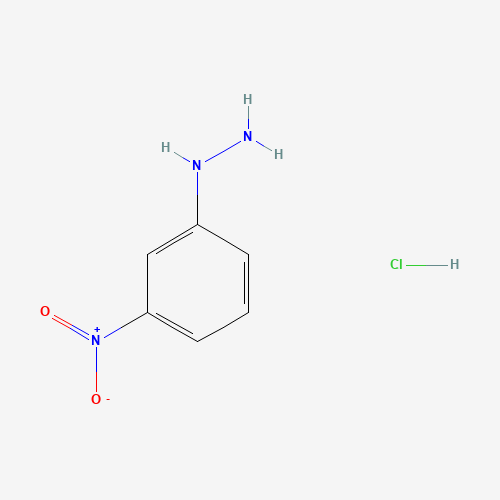 3-Nitrophenylhydrazine hydrochloride (CAS: 636-95-3) - Chemical Structure and Molecular Formula 