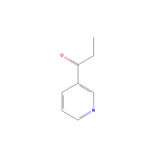 3-PROPIONYLPYRIDINE (CAS: 1570-48-5) - Chemical Structure and Molecular Formula 