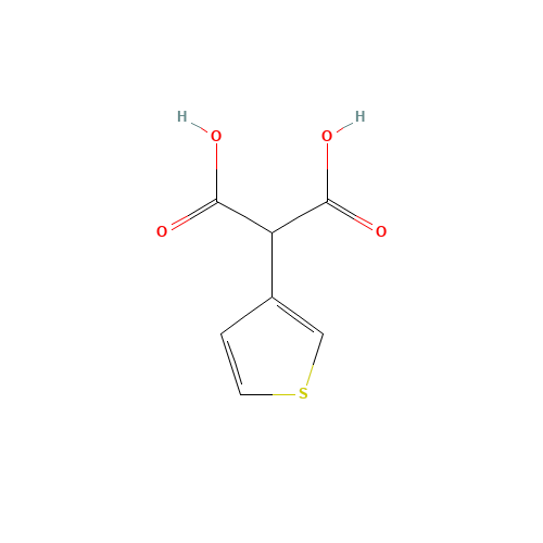 3-Thiophenemalonic acid (CAS: 21080-92-2) - Chemical Structure and Molecular Formula 