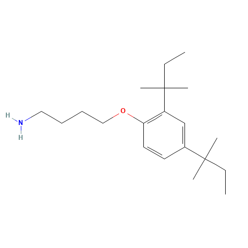 4-[2,4-Bis(1,1-dimethylpropyl)phenoxy]-1-butanamine (CAS: 51959-14-9) - Related Chemical Product