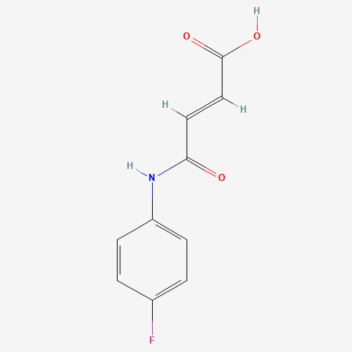 4-(4-FLUOROANILINO)-4-OXOBUT-2-ENOIC ACID chemical structure 4-(4-FLUOROANILINO)-4-OXOBUT-2-ENOIC ACID (CAS: 60252-79-1) - Chemical Structure and Molecular Formula