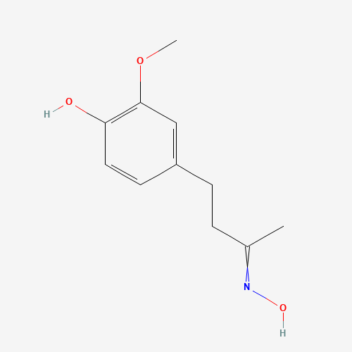 4-(4-HYDROXY-3-METHOXYPHENYL)BUTAN-2-ONE OXIME chemical structure 4-(4-HYDROXY-3-METHOXYPHENYL)BUTAN-2-ONE OXIME (CAS: 170467-02-4) - Chemical Structure and Molecular Formula