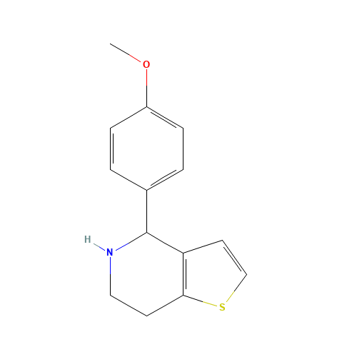 4-(4-METHOXYPHENYL)-4,5,6,7-TETRAHYDROTHIENO[3,2-C]PYRIDINE (CAS: 213462-19-2) - Related Chemical Product