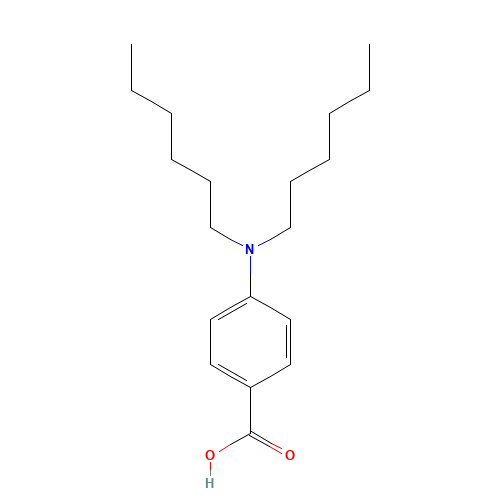 4-(DIHEXYLAMINO)BENZOIC ACID (CAS: 134690-32-7) - Related Chemical Product