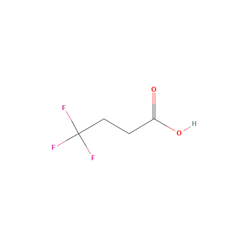 4,4,4-Trifluorobutyric acid (CAS: 406-93-9) - Chemical Structure and Molecular Formula 