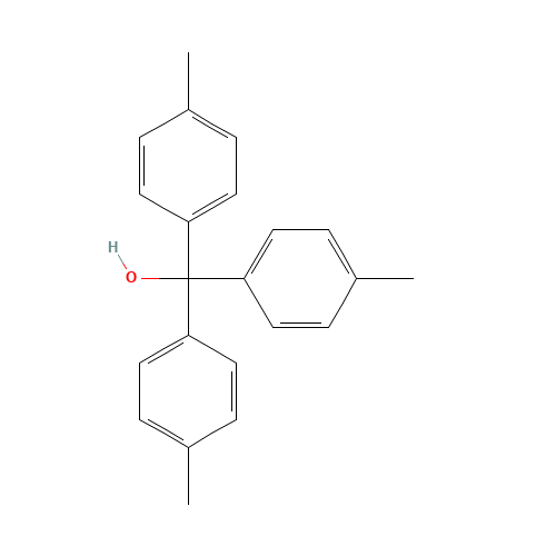 4,4',4''-TRIMETHYLTRITYL ALCOHOL (CAS: 3247-00-5) - Chemical Structure and Molecular Formula 