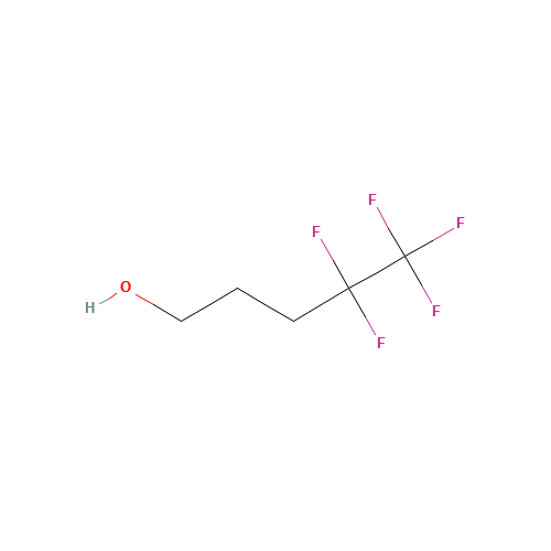 4,4,5,5,5-Pentafluoro-1-pentanol (CAS: 148043-73-6) - Chemical Structure and Molecular Formula 