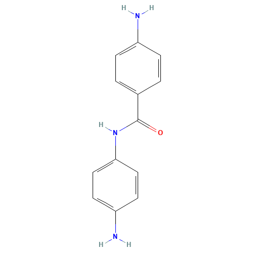 4,4'-Diaminobenzanilide (CAS: 785-30-8) - Chemical Structure and Molecular Formula 