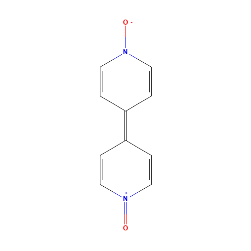 4,4'-BIPYRIDINE 1,1'-DIOXIDE (CAS: 24573-15-7) - Chemical Structure and Molecular Formula 