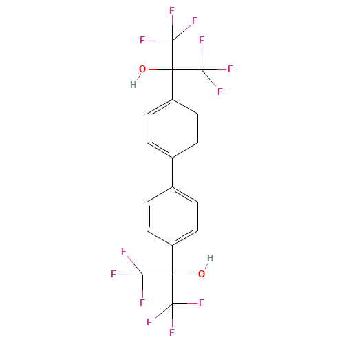 4,4'-BIS(2-HYDROXYHEXAFLUOROISOPROPYL)BIPHENYL (CAS: 2180-30-5) - Related Chemical Product