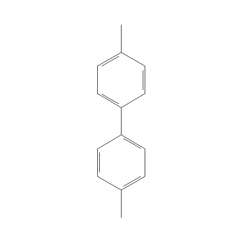 4,4'-Dimethylbiphenyl (CAS: 613-33-2) - Chemical Structure and Molecular Formula 