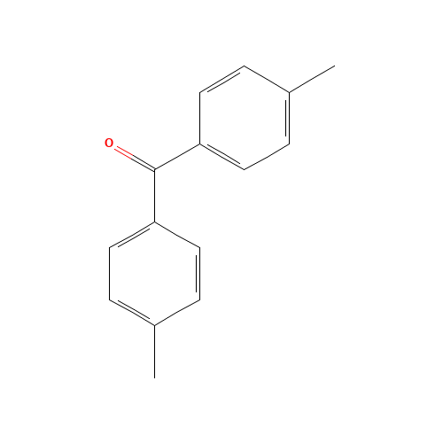 4,4'-Dimethylbenzophenone (CAS: 611-97-2) - Chemical Structure and Molecular Formula 