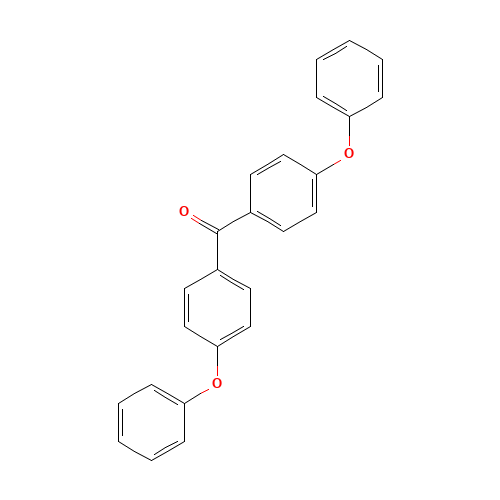 4,4'-Diphenoxybenzophenone (CAS: 14984-21-5) - Chemical Structure and Molecular Formula 