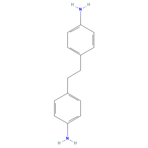 4,4'-Ethylenedianiline (CAS: 621-95-4) - Chemical Structure and Molecular Formula 