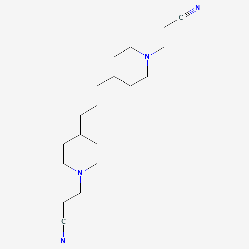 4,4'-TRIMETHYLENE-BIS(PIPERIDINOPROPIONITRILE) chemical structure 4,4'-TRIMETHYLENE-BIS(PIPERIDINOPROPIONITRILE) (CAS: 18136-00-0) - Chemical Structure and Molecular Formula
