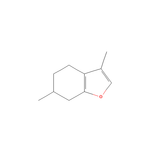 MENTHOFURAN (CAS: 494-90-6) - Chemical Structure and Molecular Formula 