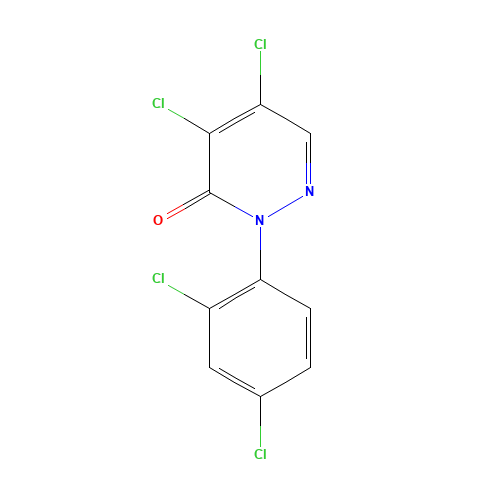 4,5-DICHLORO-2-(2,4-DICHLOROPHENYL)-2,3-DIHYDROPYRIDAZIN-3-ONE (CAS: 24725-65-3) - Related Chemical Product